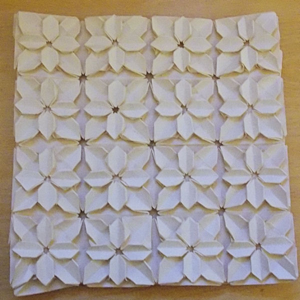 4x4 Fujimoto hydrangea tessellation