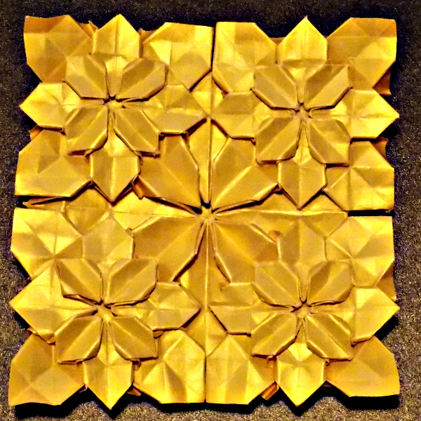 Tessellated Hydrangea 2x2 3 level