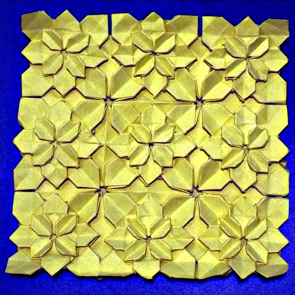 Tessellated Hydrangea 3x3